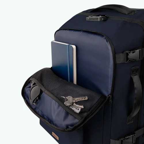 Valise souple 2 roues small Reykjavik bleu marine