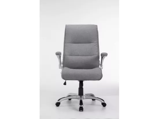 Chaise de bureau - Tissu & Plastique - Gris clair - BIG Villach