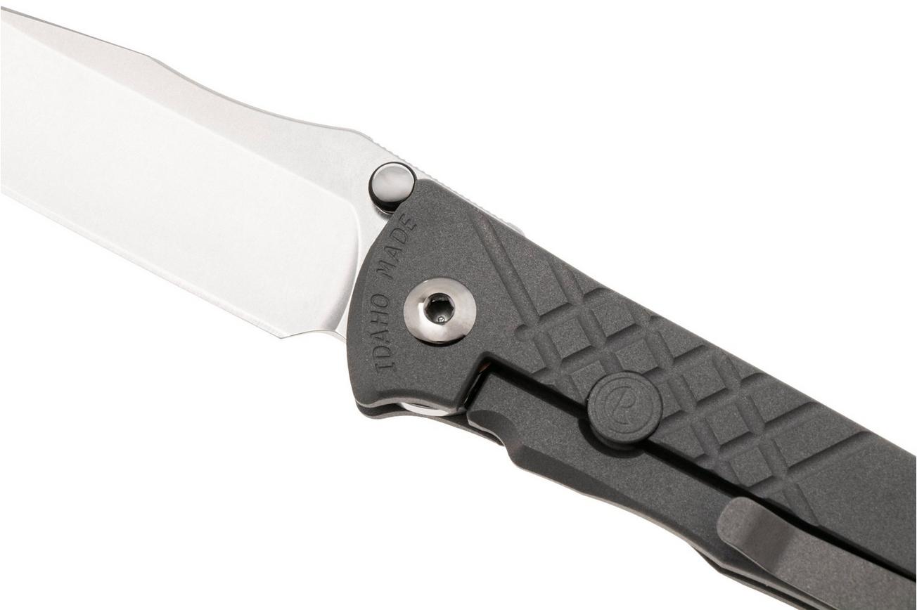 Chris Reeve Umnumzaan Drop Point UMN-1001 CPM-MagnaCut, Titanium, linkshandig zakmes