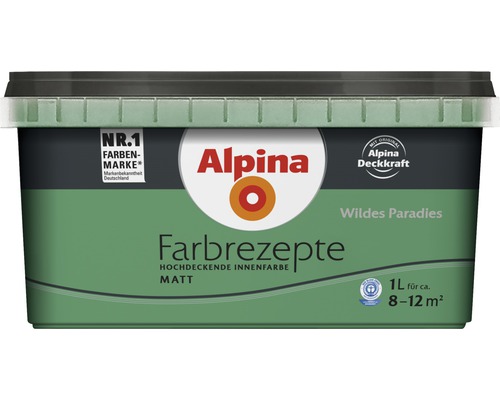Alpina muurverf kleur recepten Wild Paradise 1 l