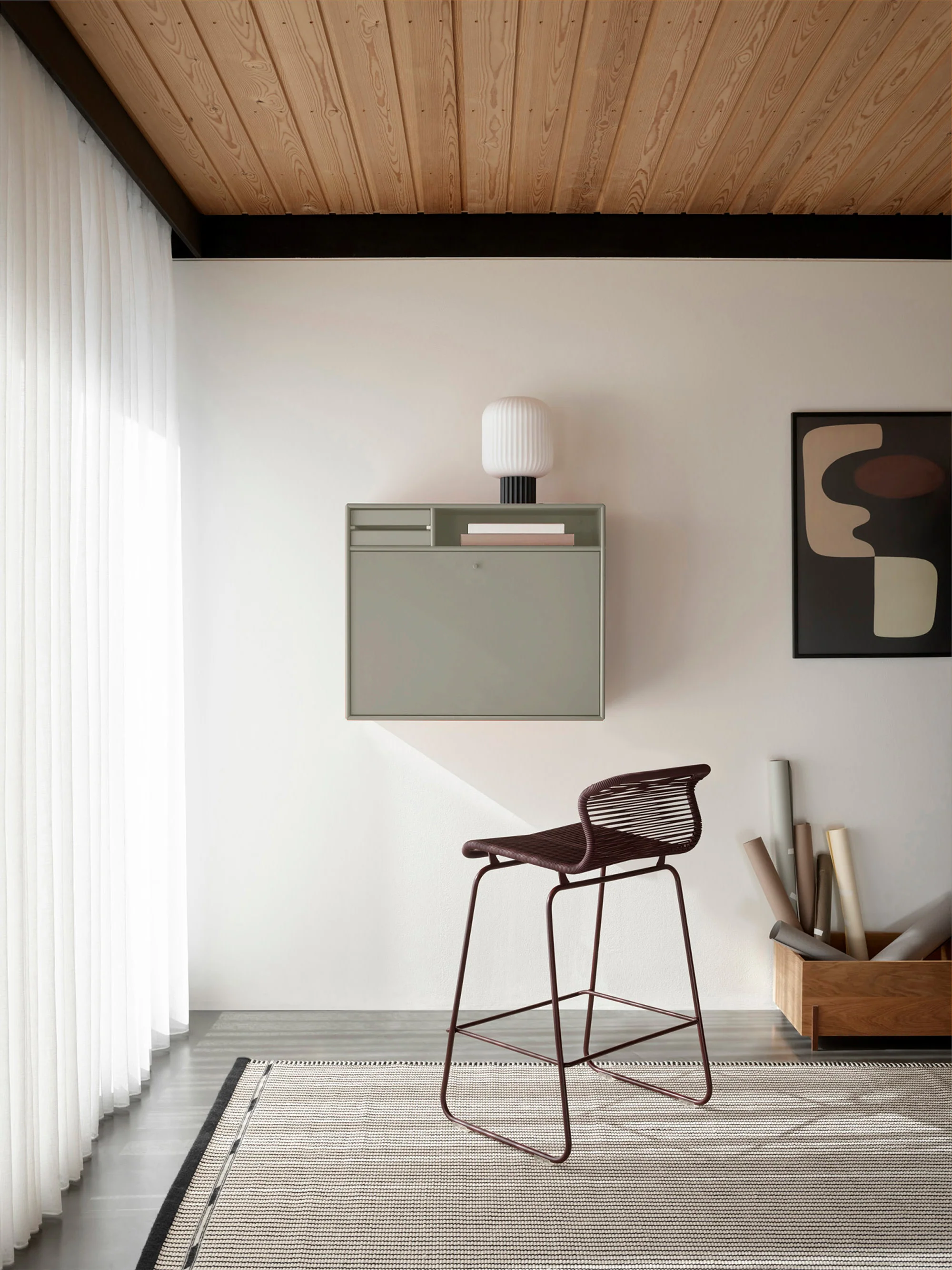 Handgemaakt wandbureau Studio