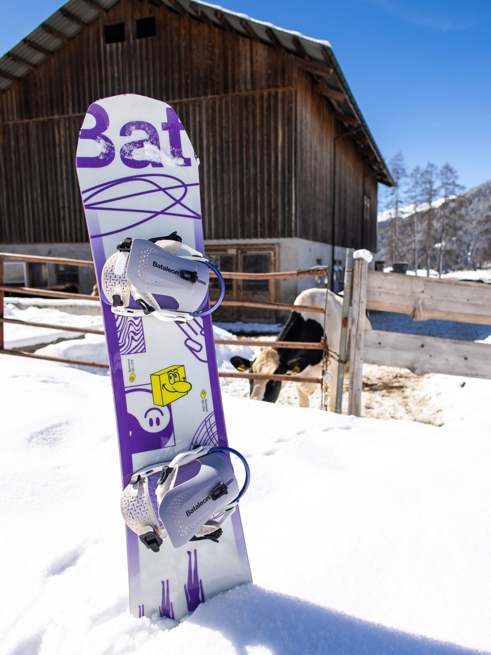Bataleon Stuntwood + Fly M/L 2025 Kids Snowboard Set uni