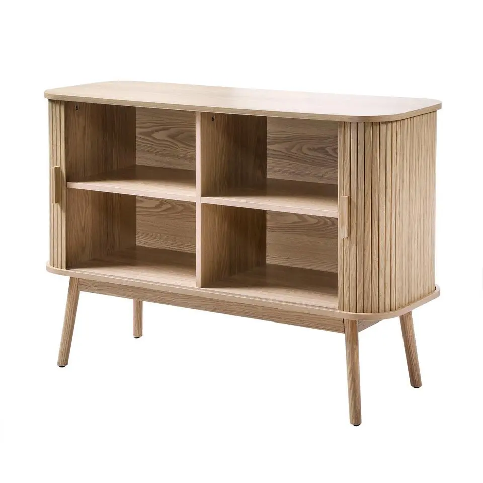 CALICOSY - Dressoir ERNEST - Licht hout - 75x110x39 cm