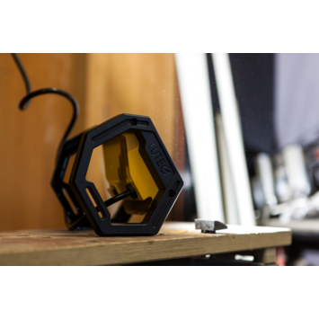 LUTEC werklamp Epta zwart/geel 24W 2700 lumen