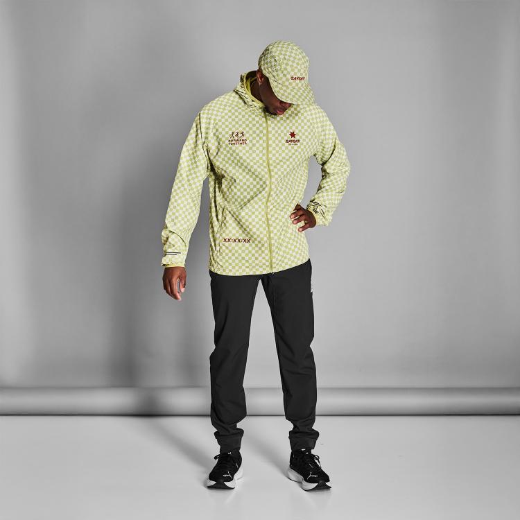 Saysky Checker Pace Jacket Green