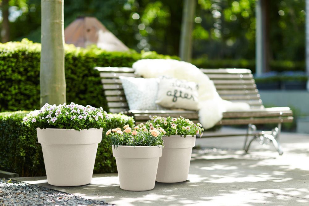Elho bloempot Green Basics wit D 39 H 33 cm