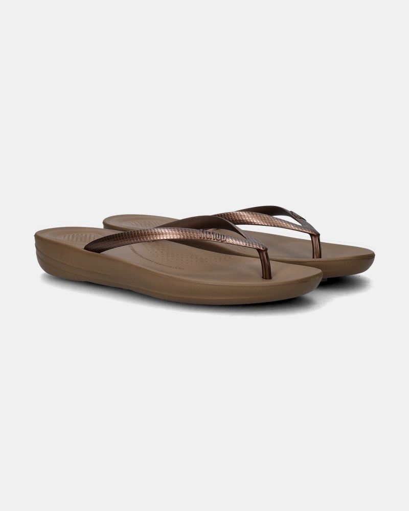 Fitflop Iqushion Ergonomic Slippers  - brons