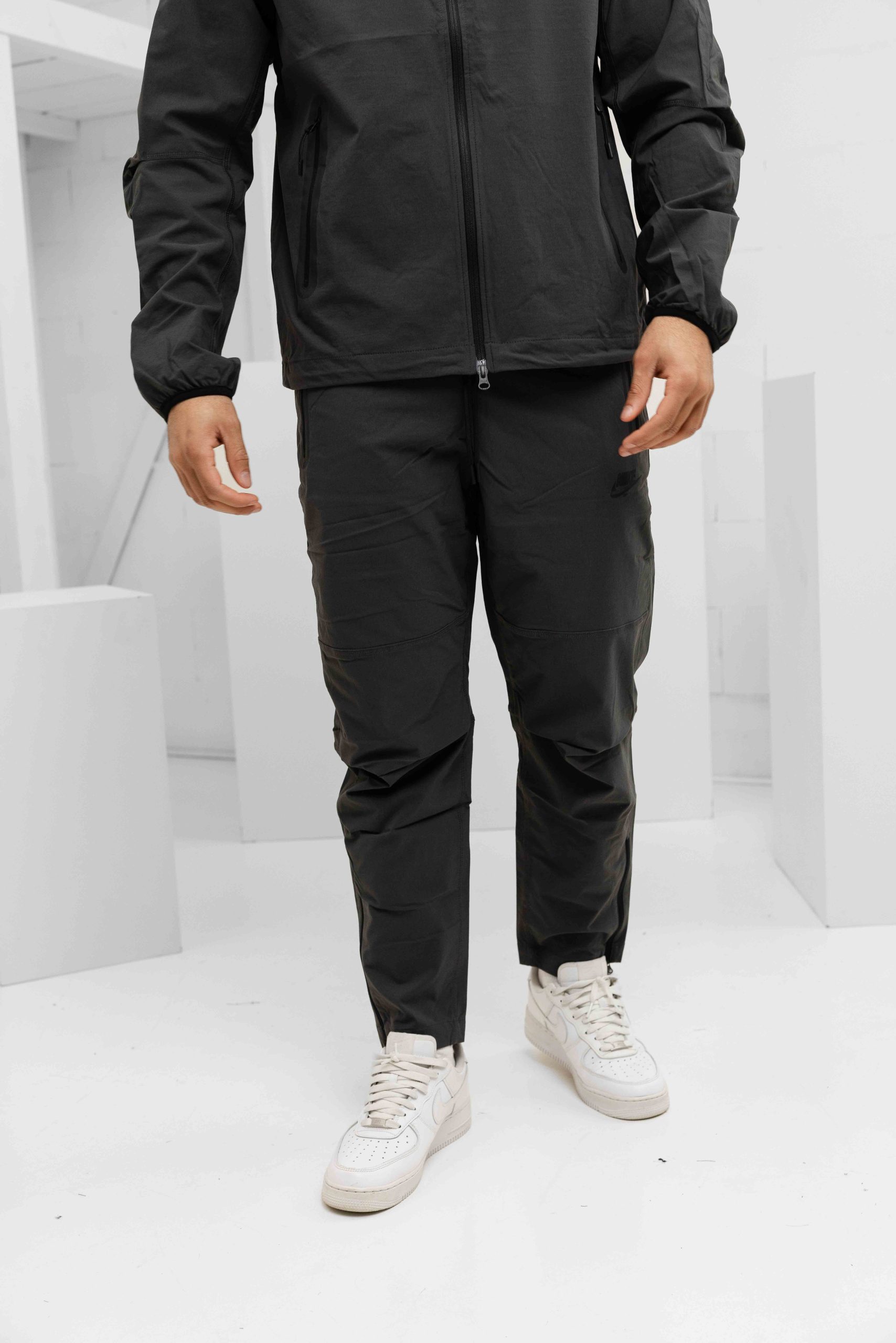 Nike Tech Woven Trainingspak Heren Donkergrijs