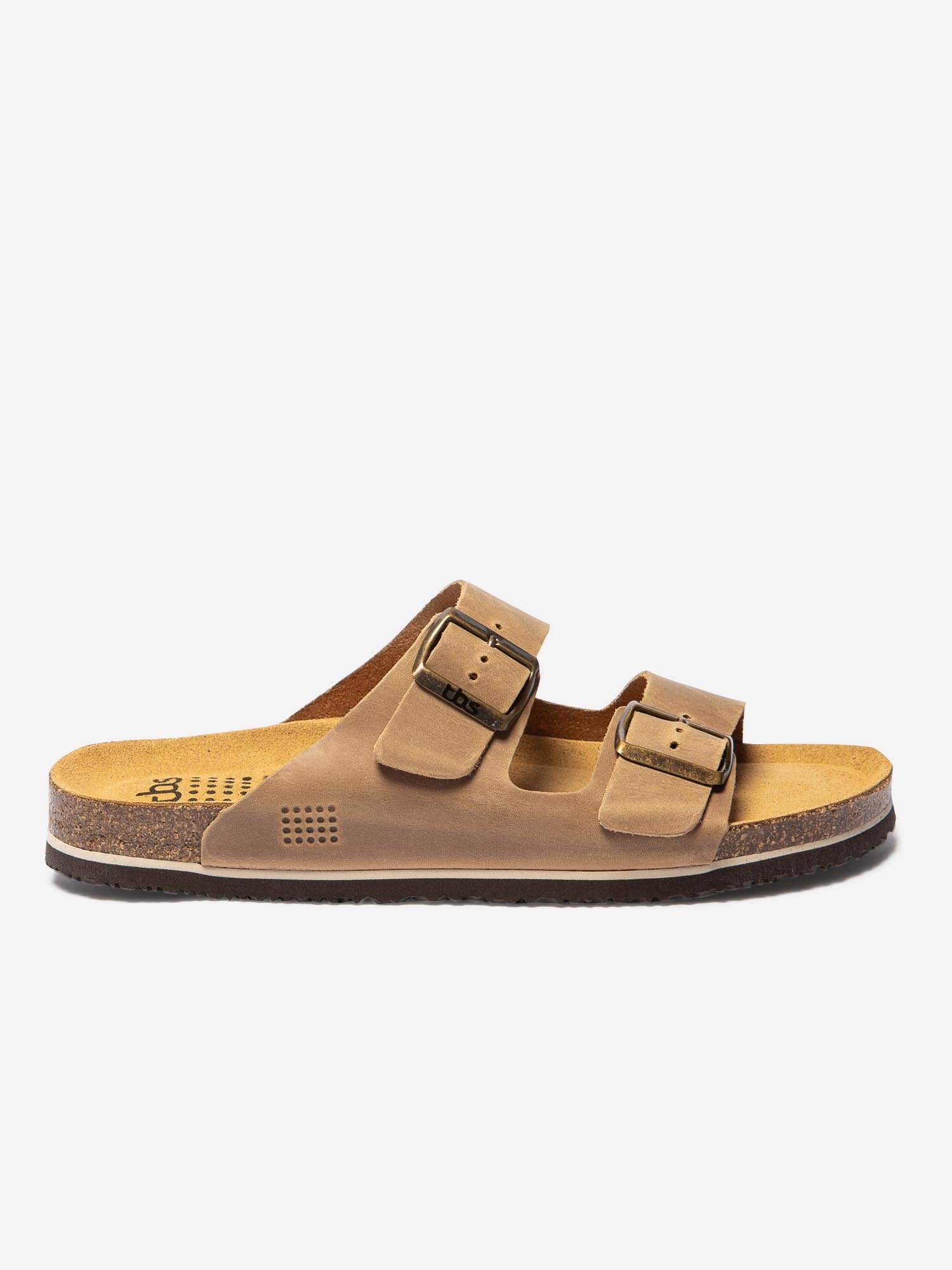 Mules Homme Casual Cuir Marron