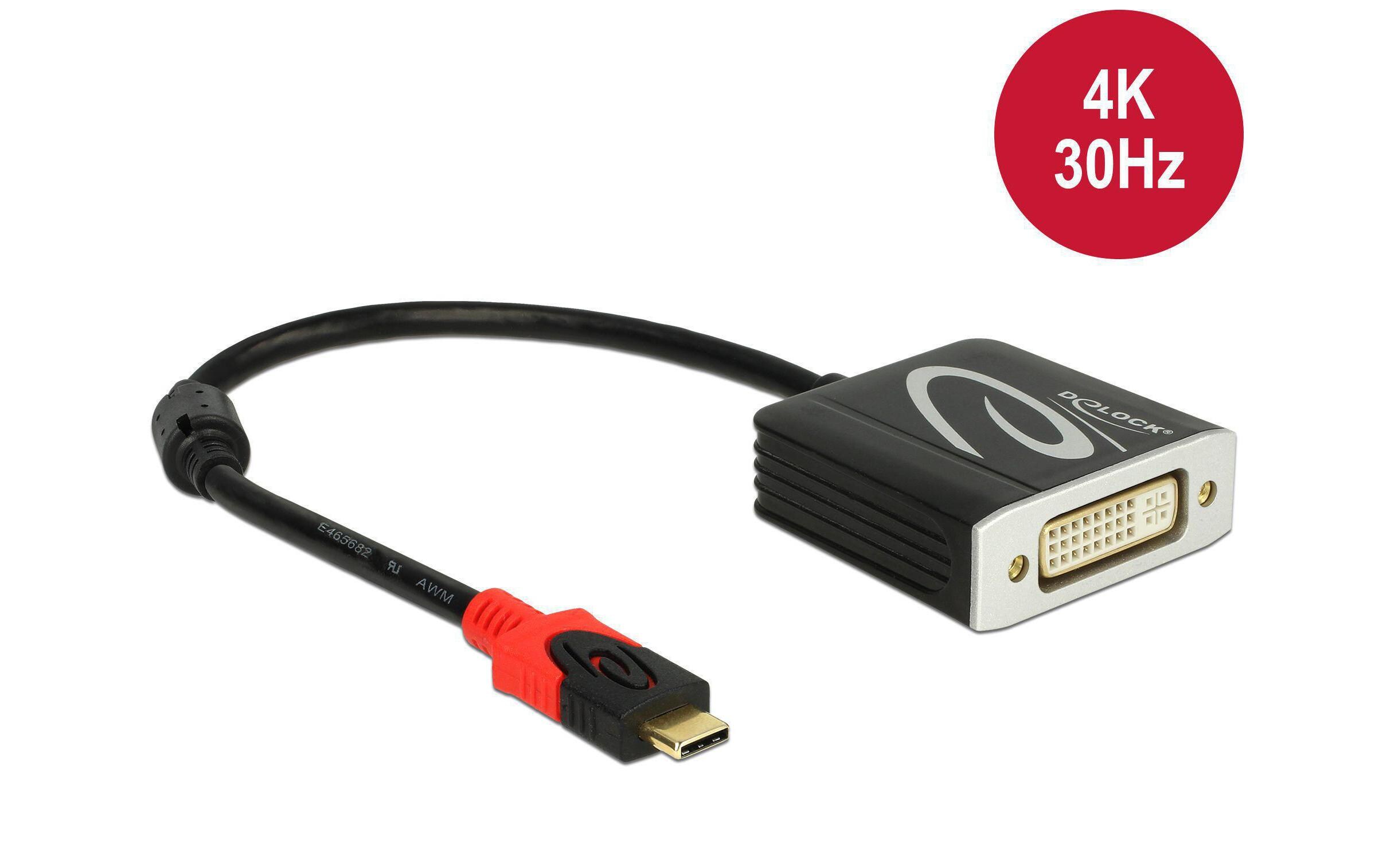 Adapter USB Type-C - DVI-DUSB-C zu DVI Adapter