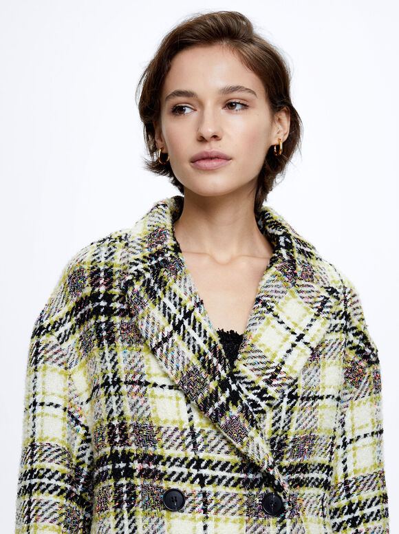 Blazer xadrez - Off-White