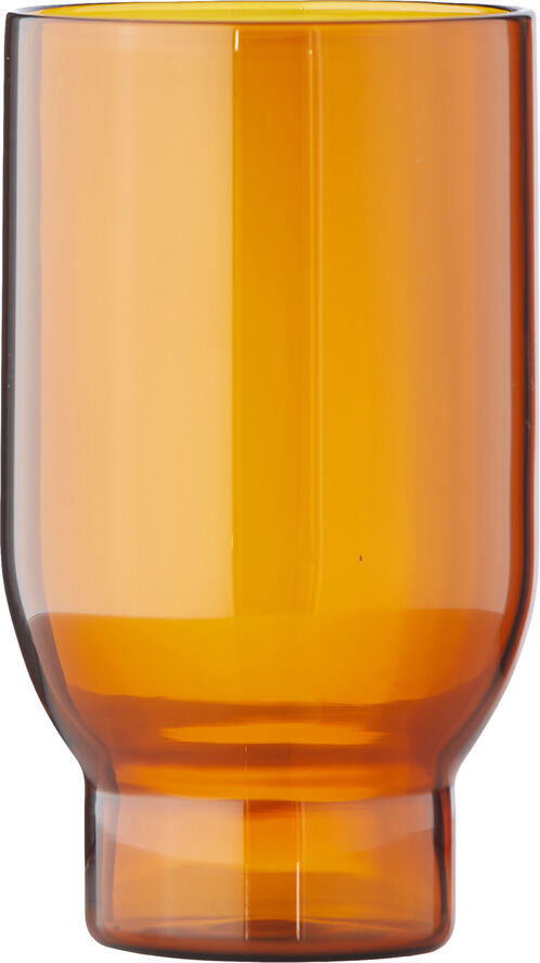 Studio About WATER GLASS, 2 PCS, TALL, AMBER, 65110A 203