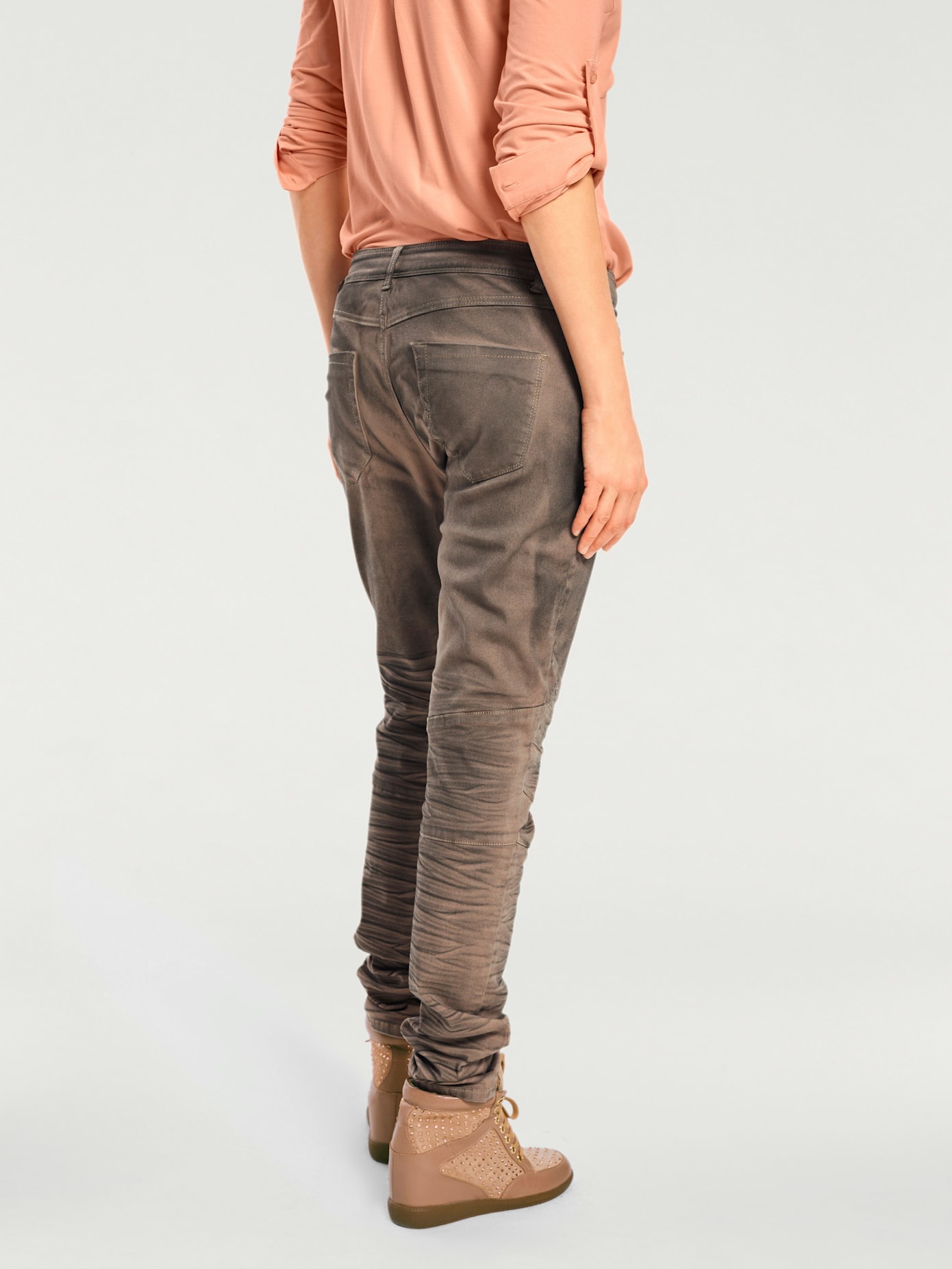 Pantalon boyfriend coupe droite