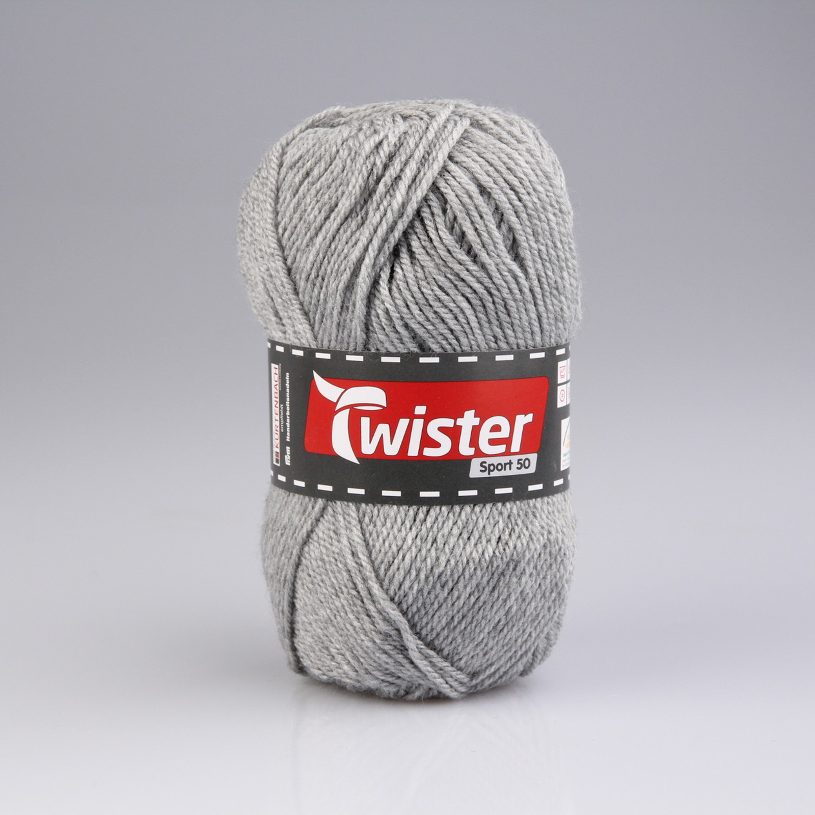 Wolle TWISTER SPORT 50 UNI - grau - 50g