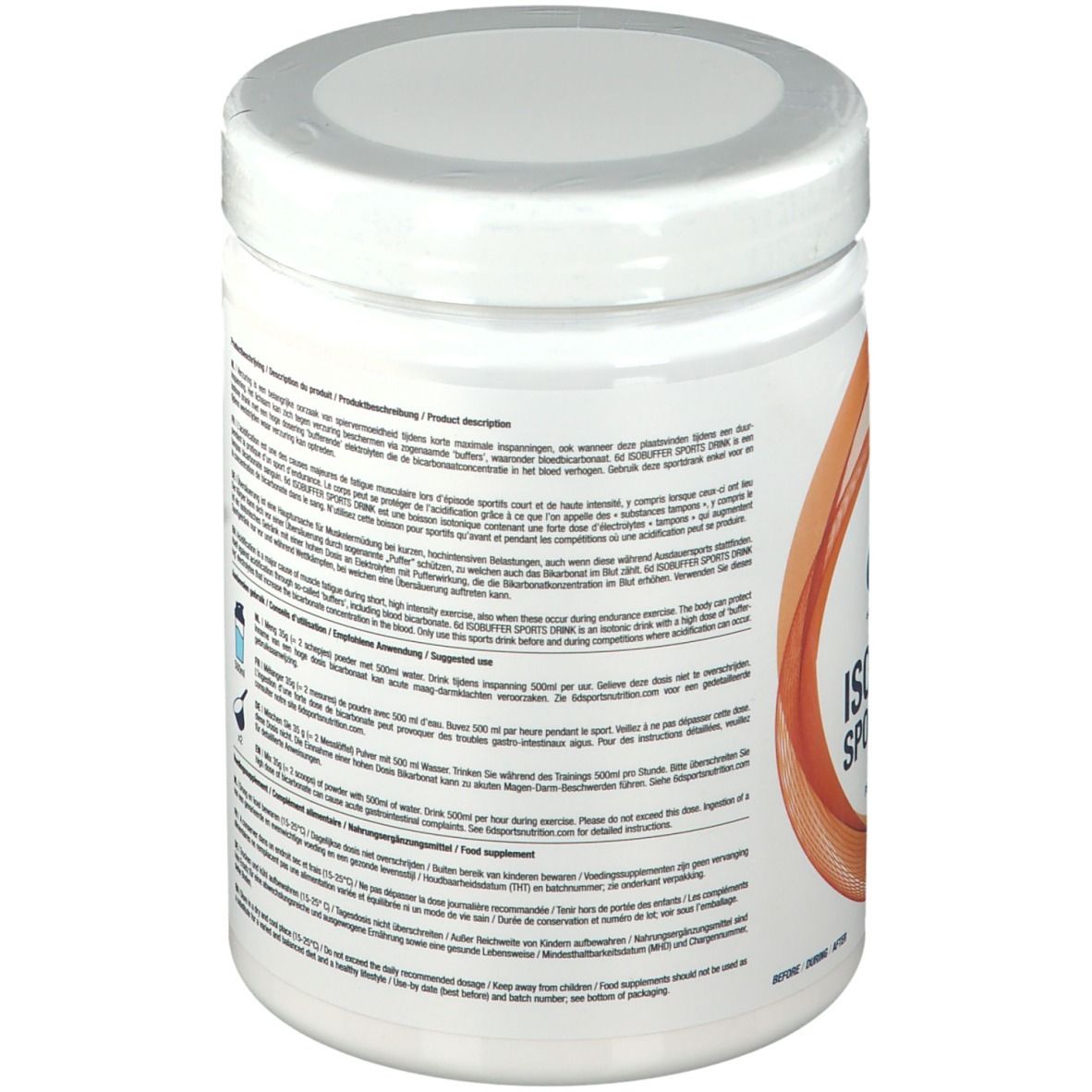 6D Sports Nutrition Isobuffer Sports Drink Orange