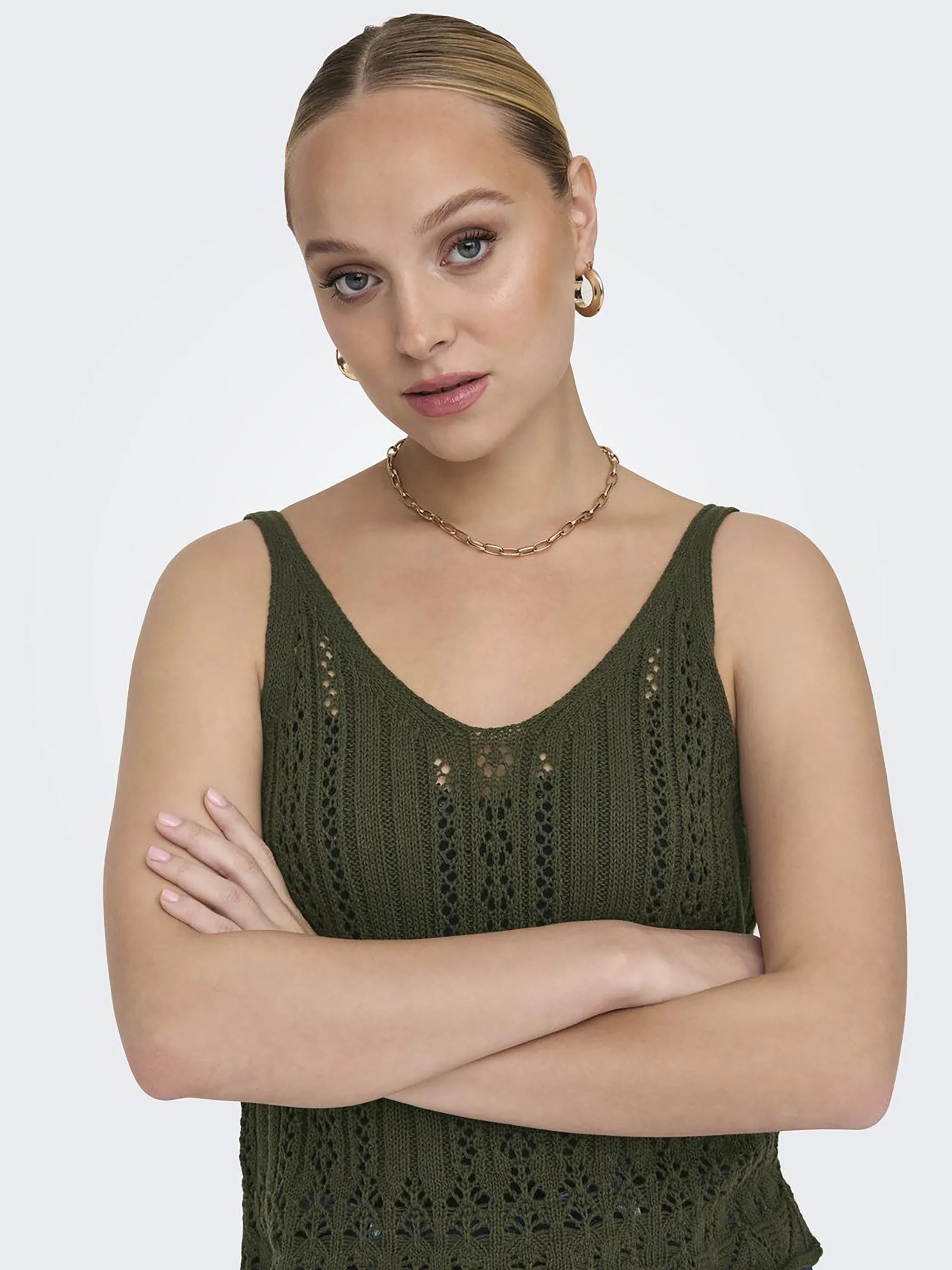 OnlyONLLYZET LIFE S/L TOP Stricktop