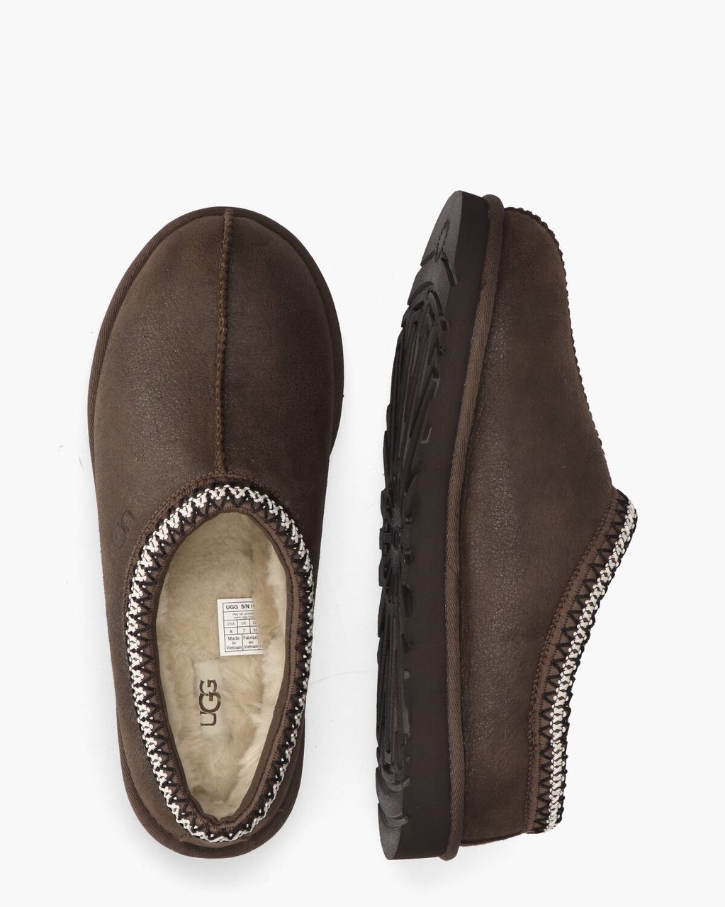UGG Tasman Distressed Slipper Burnt Cedar Herenpantoffels