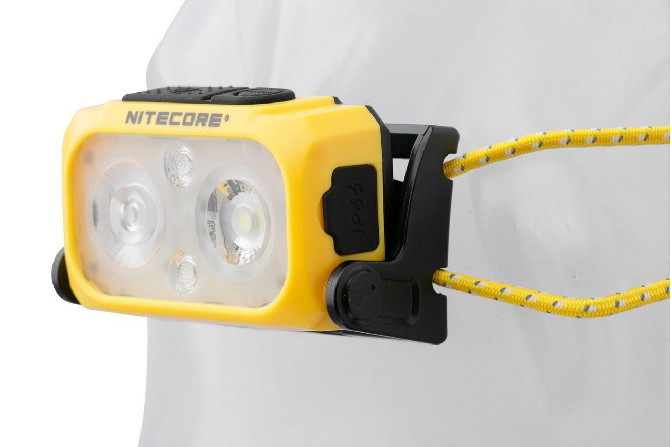 Nitecore NU21 Speed Yellow, oplaadbare hoofdlamp, 360 lumen