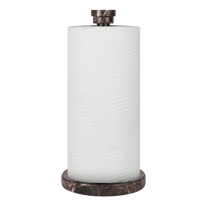 Mette Ditmer - Marble Küchenrollenhalter, braun