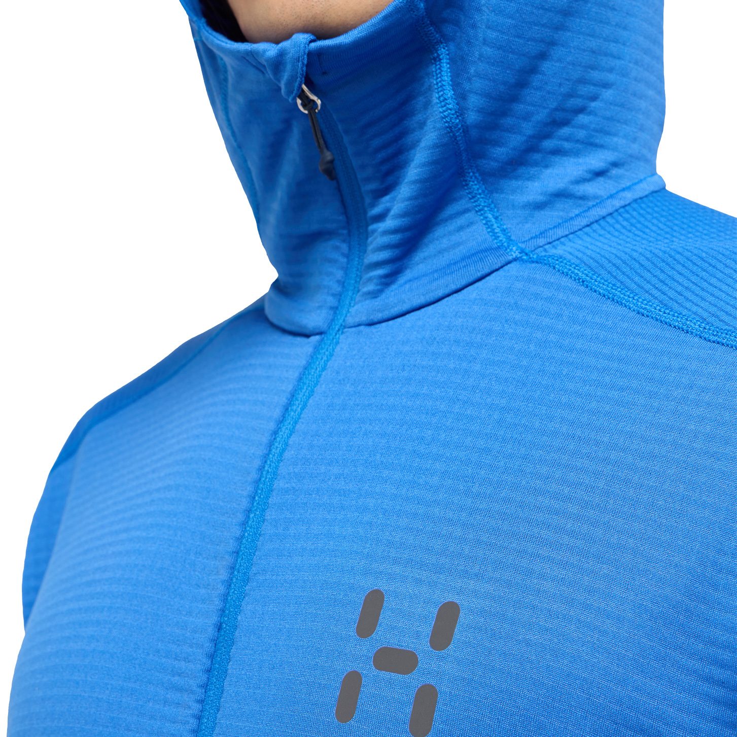 Haglöfs L.I.M Mid Multi II Hood Fleecejacke Herren electric blue