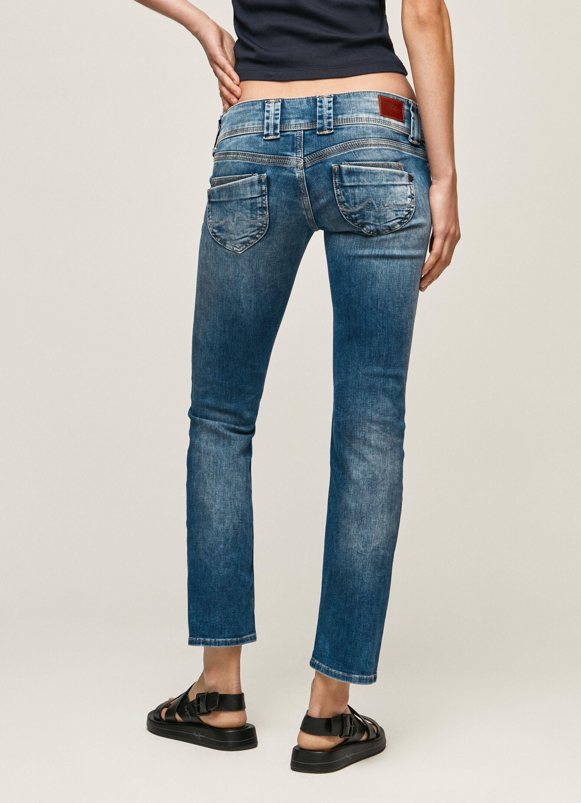JEANS VENUS FIT REGULAR TIRO BAJO - denim