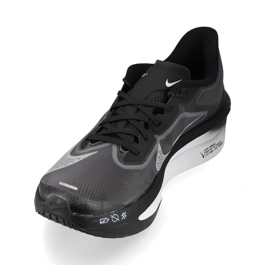 Nike Chaussures de Running Zoom Fly 6 - Noir/Blanc/Gris