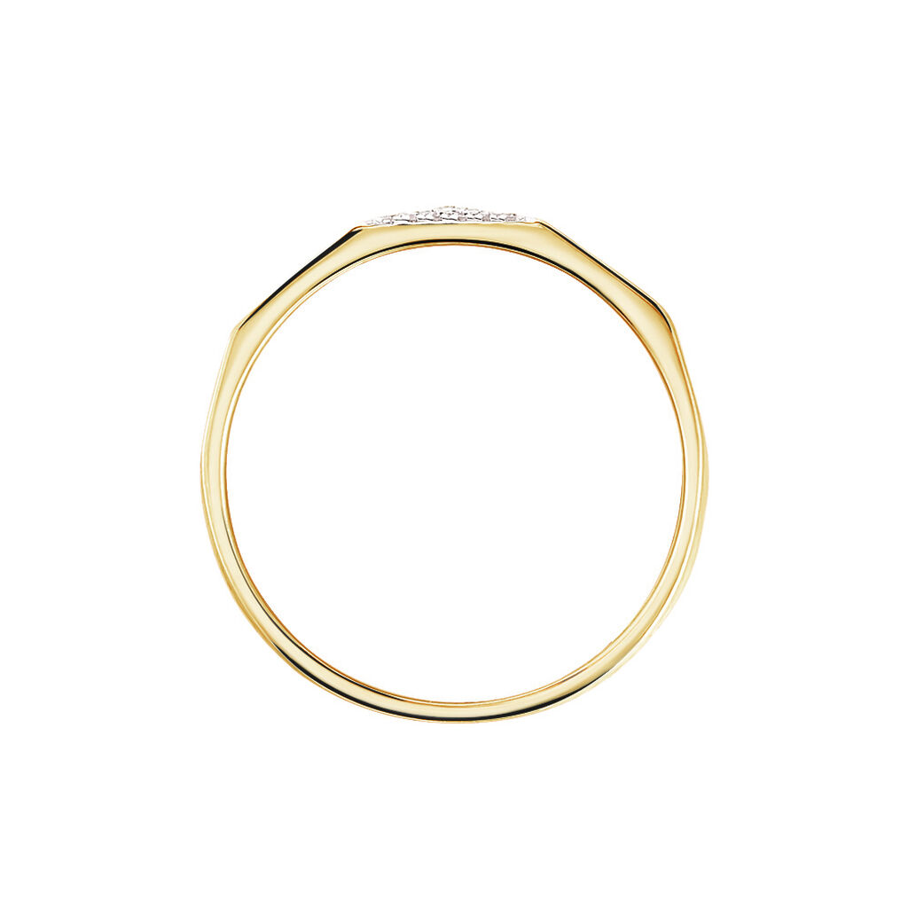 Bague Lizia Or Jaune Diamant