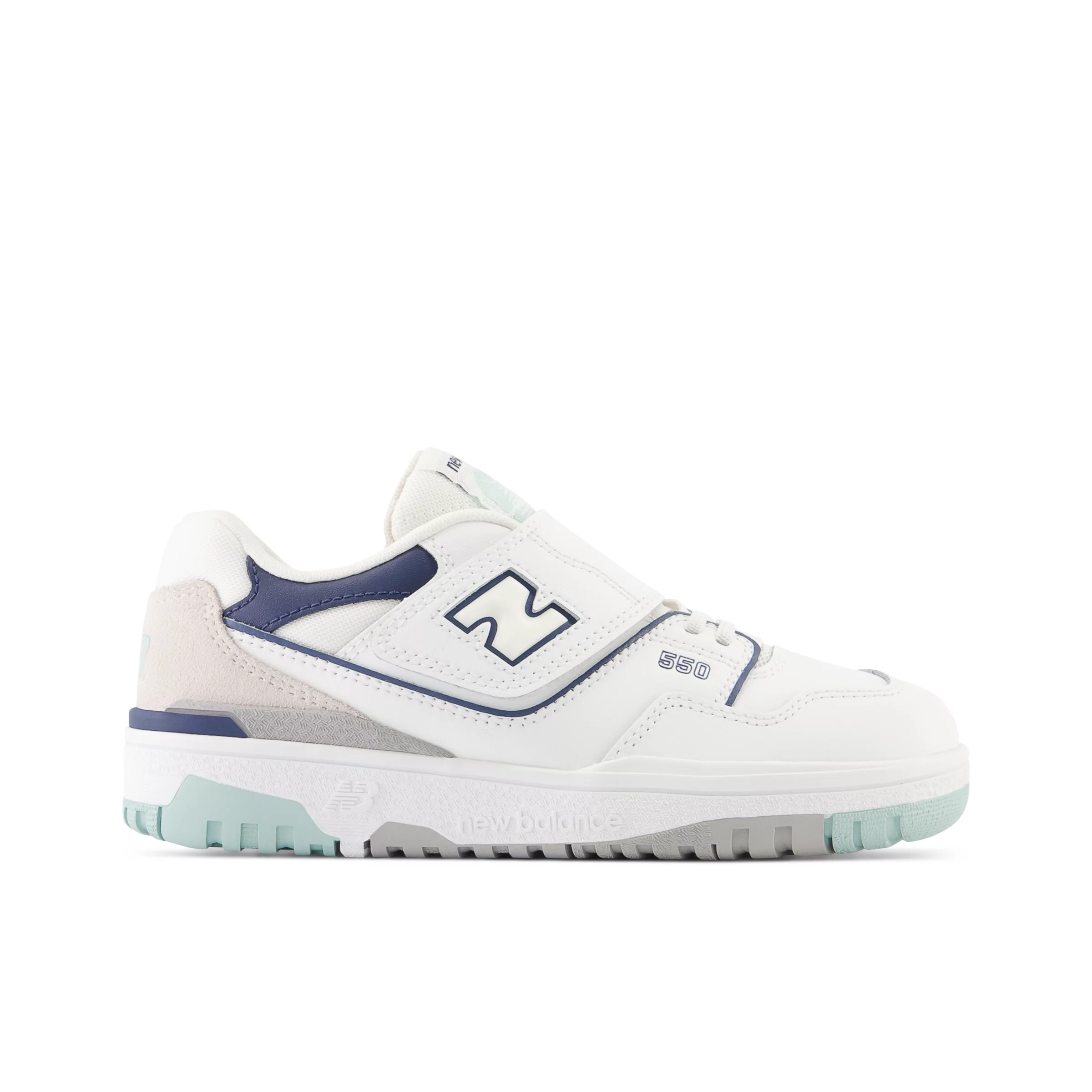 550 Bungee Lace with Top Strap White con nb navy e winter fog