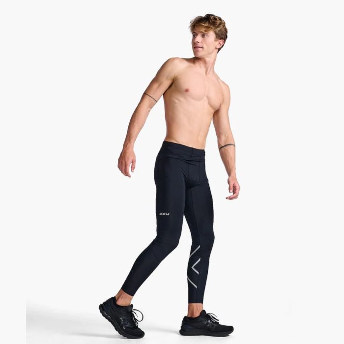 2XU Herre Lange tights Aero Compression Tights Sort