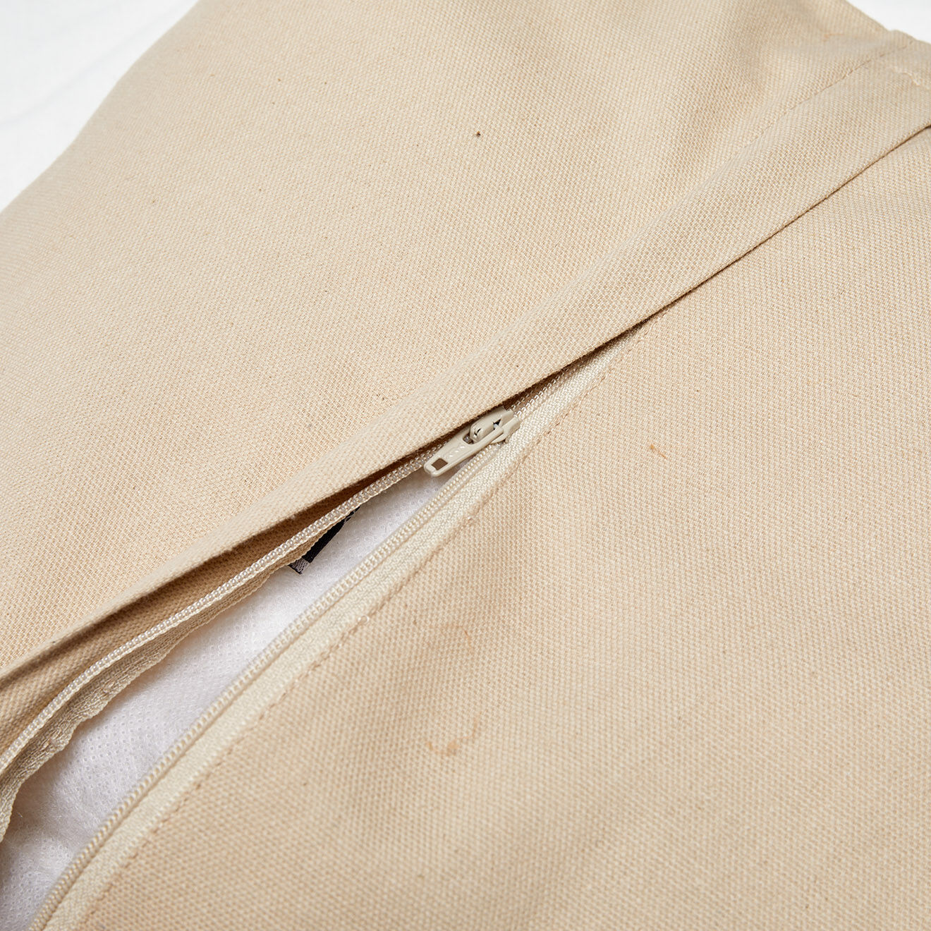 Haomy Housse de coussin en Lin & Coton Cork caramel - 40x60 cm