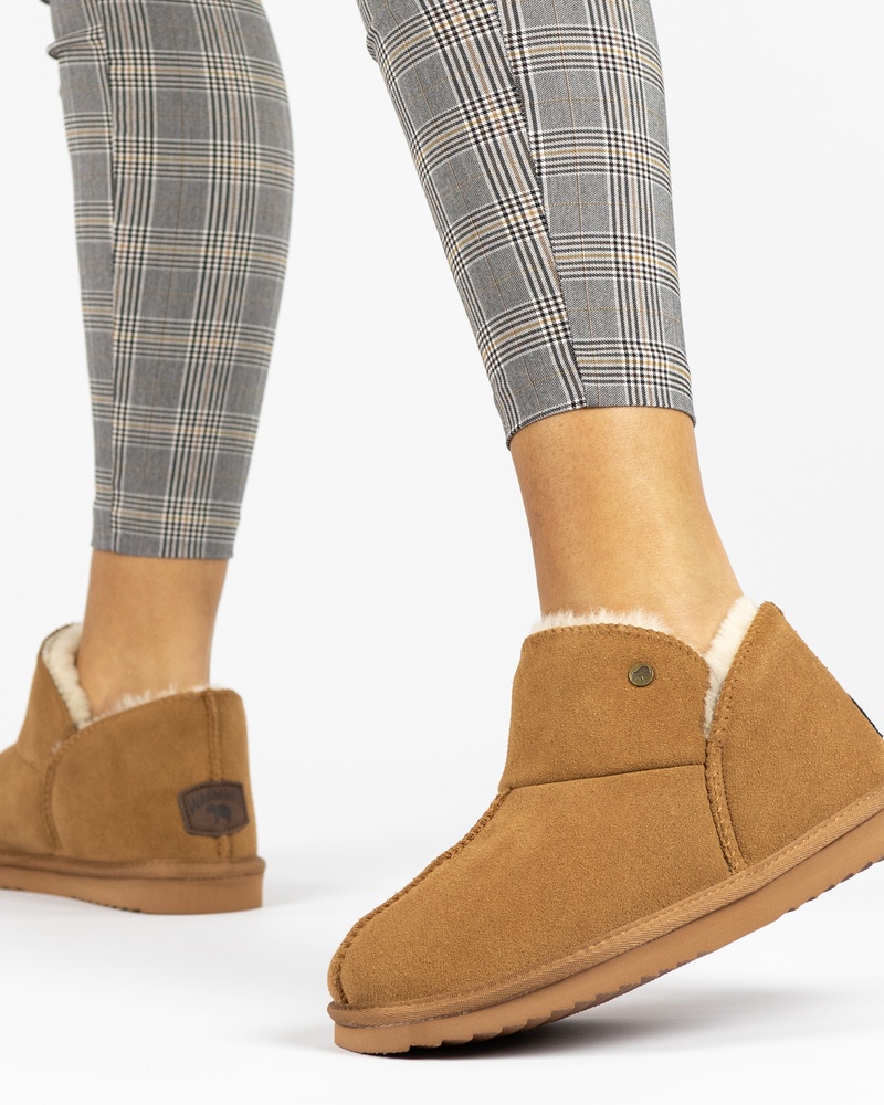 Warmbat Australia Willow Gevoerde boots  - cognac