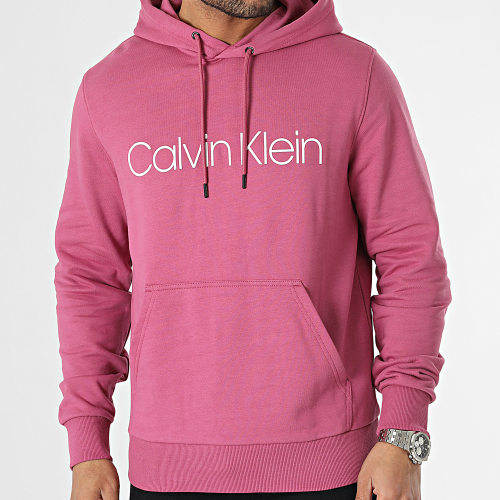 Sweat Capuche Cotton Logo 7033 Rose