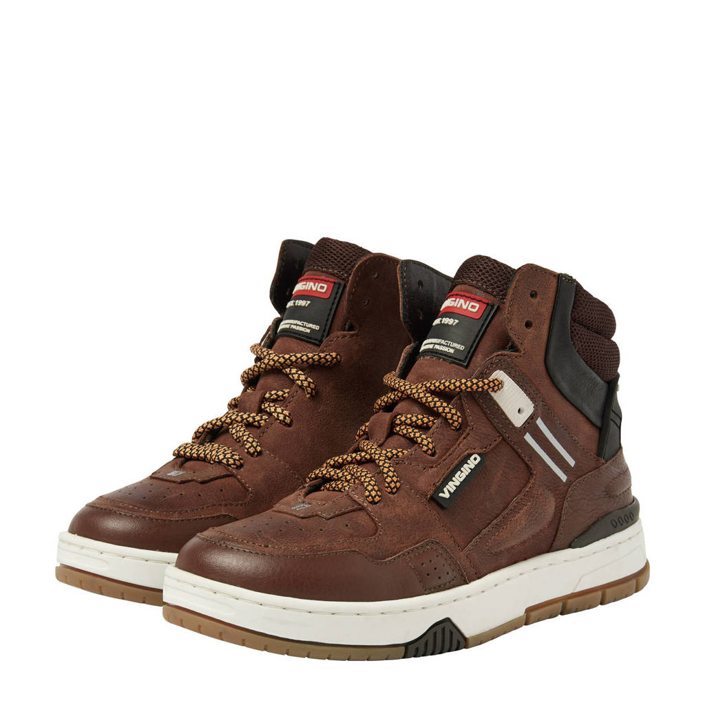 Vingino Brad Midleren sneakers bruin