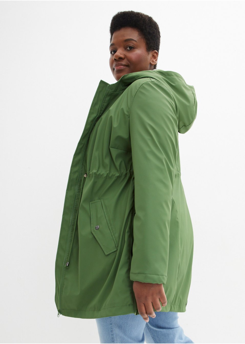 Veste imperméable de grossesse/de portage, doublée