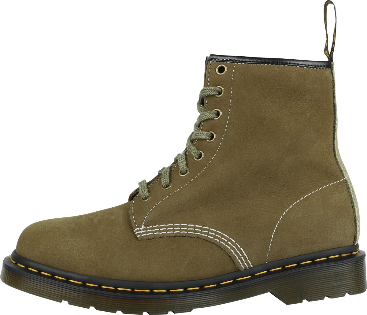1460 - Muted OliveTumbled | Dr. Martens Bottes