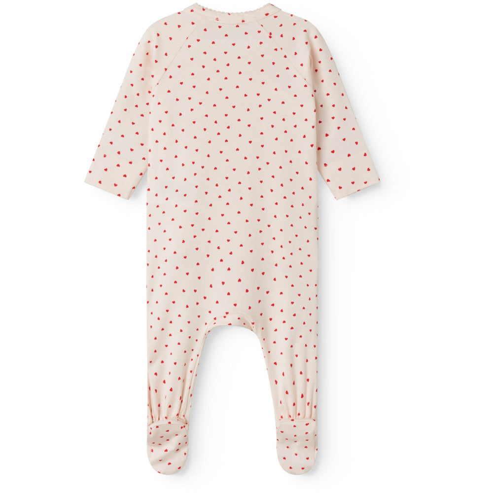 Køb MarMar Newborn Modal Smooth Print Happy Hearts Rubetta Heldragt