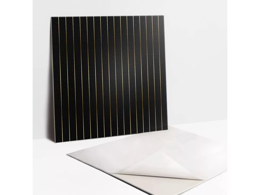 Carrelage autocollant - vinyle - Lignes dorées modernes 9x30x30