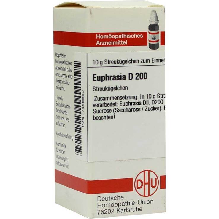 DHU Euphrasia D 200 Globuli, 10 g