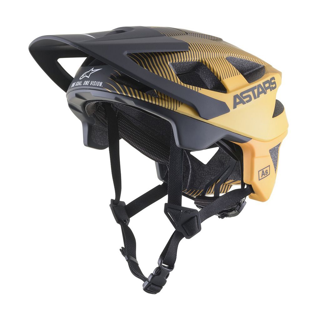 Alpinestars VECTOR PRO A2 - Casque VTT gris foncé/orange mat