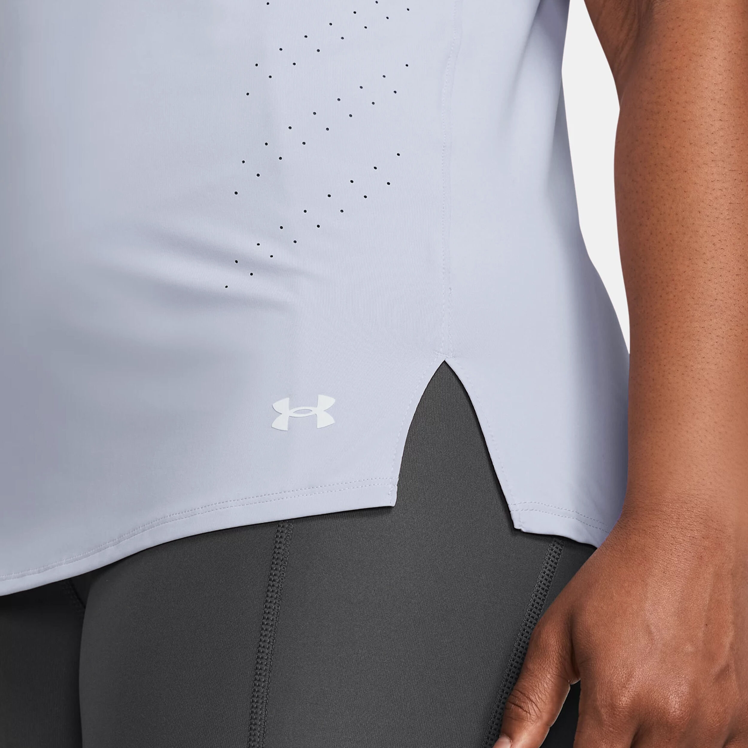 Under Armour Laser SS Maillot De Course Femmes - Violet