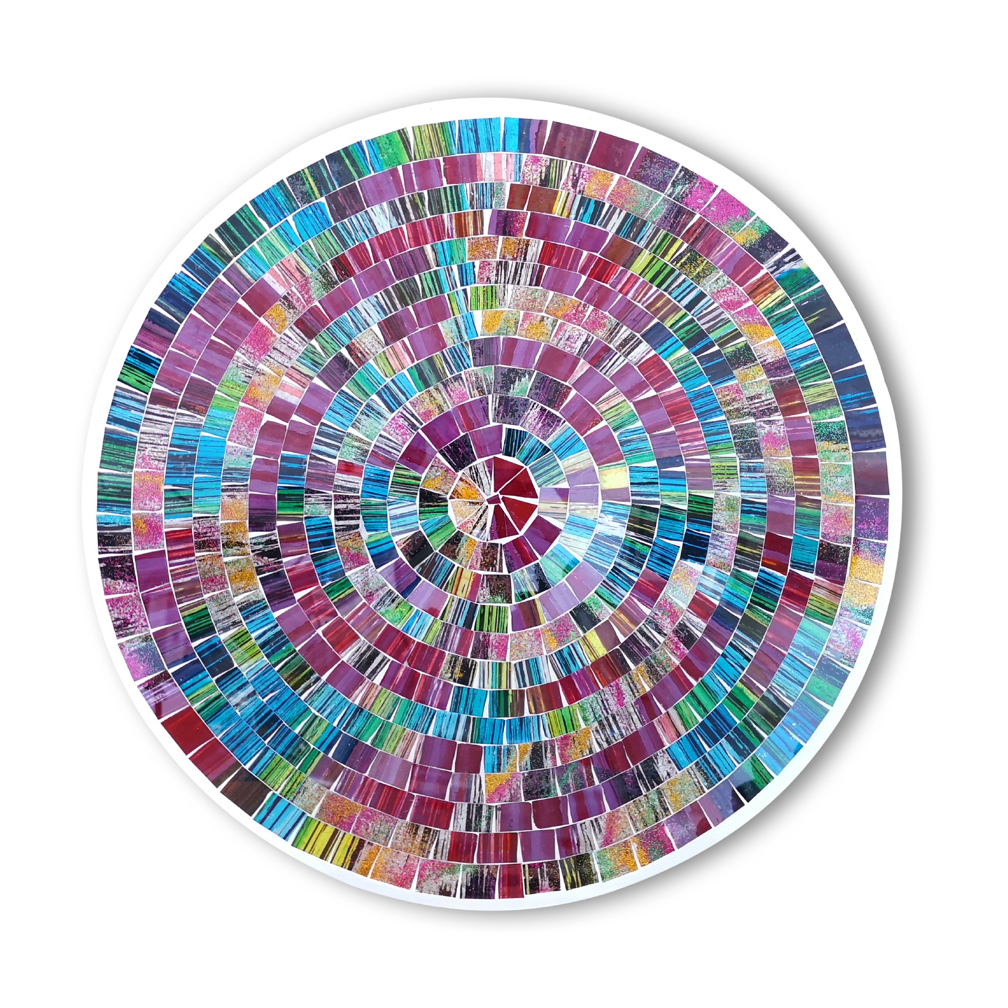 3er-Set Mosaikteller 'Miro', multicolor von fischer's lagerhaus