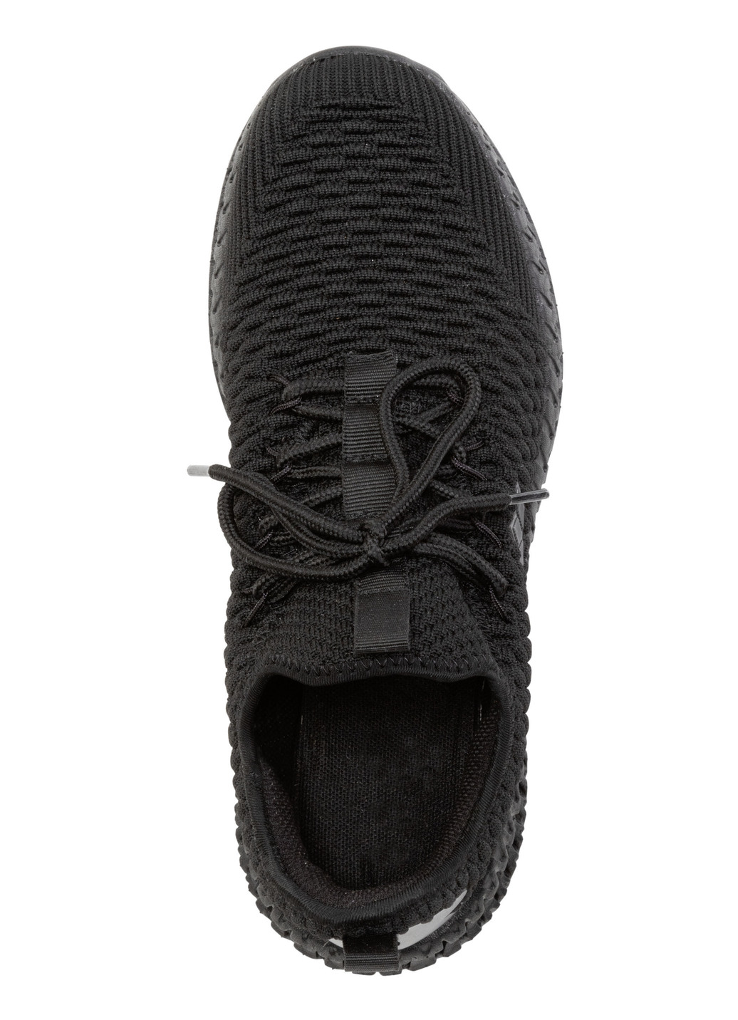 Schnür-Sneaker aus strukturiertem Textilmaterial