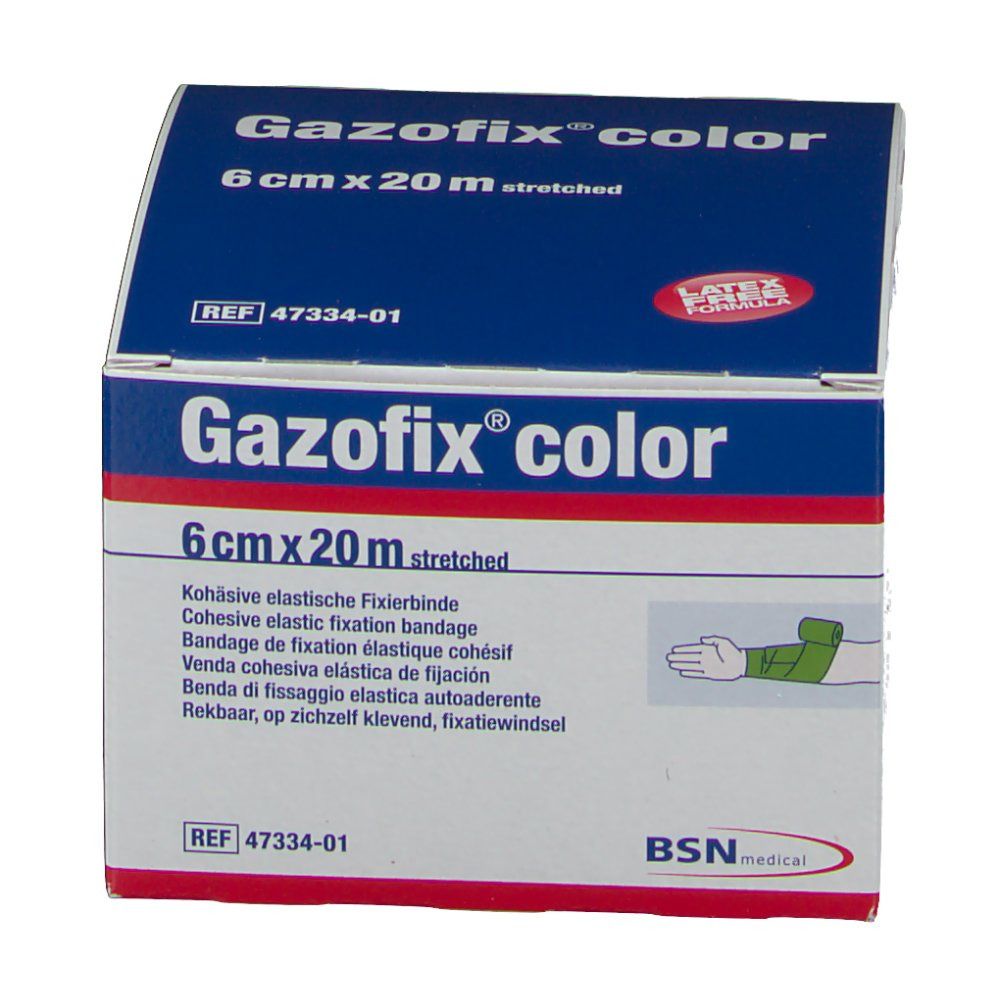 Gazofix® color 6 cm x 20 m grün