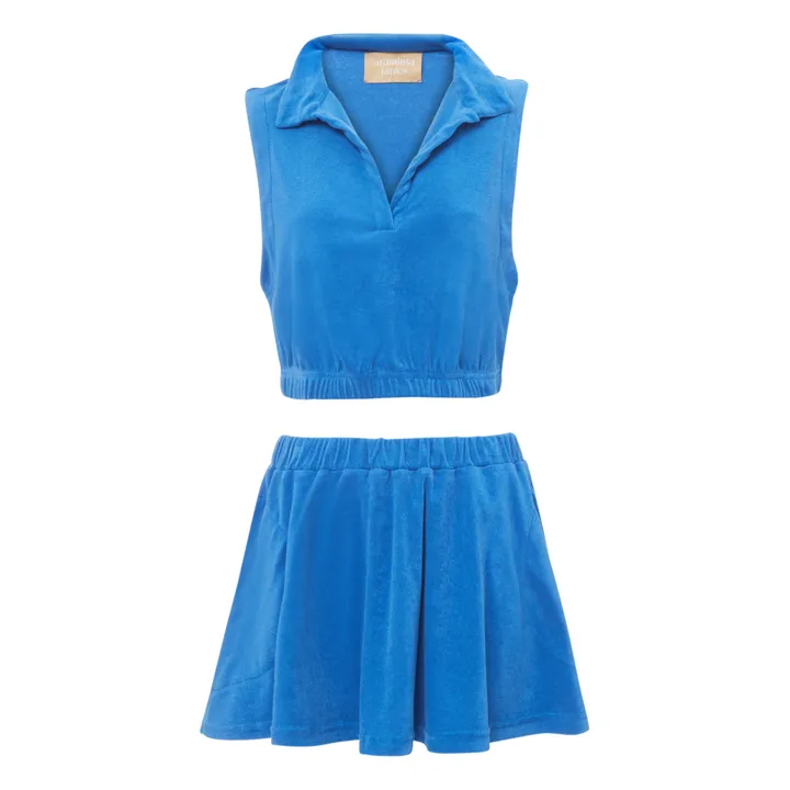 Araminta James Ensemble Jupe Terry - Exclusivité Araminta James x Smallable  | Bleu