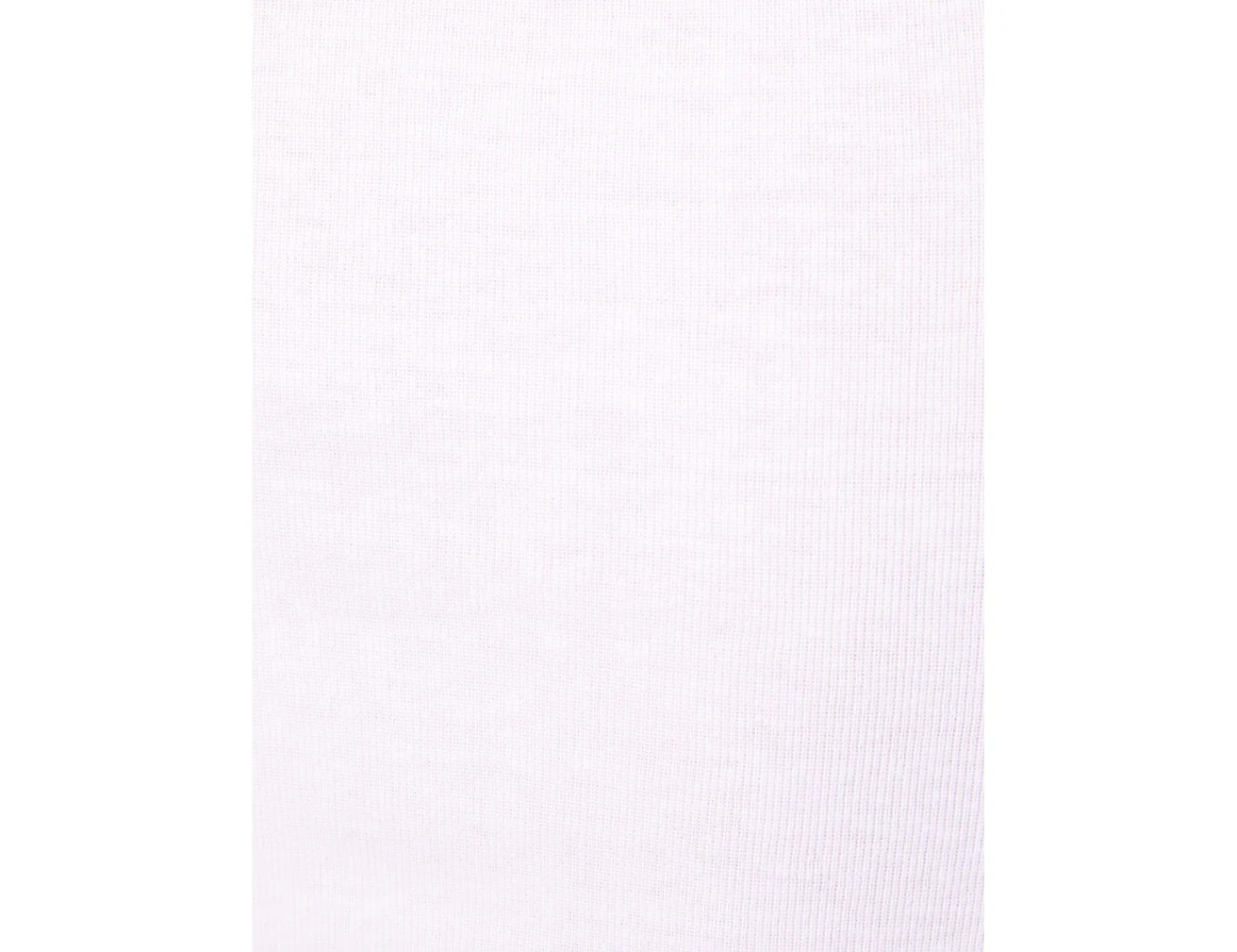 T-shirt court col V blanc