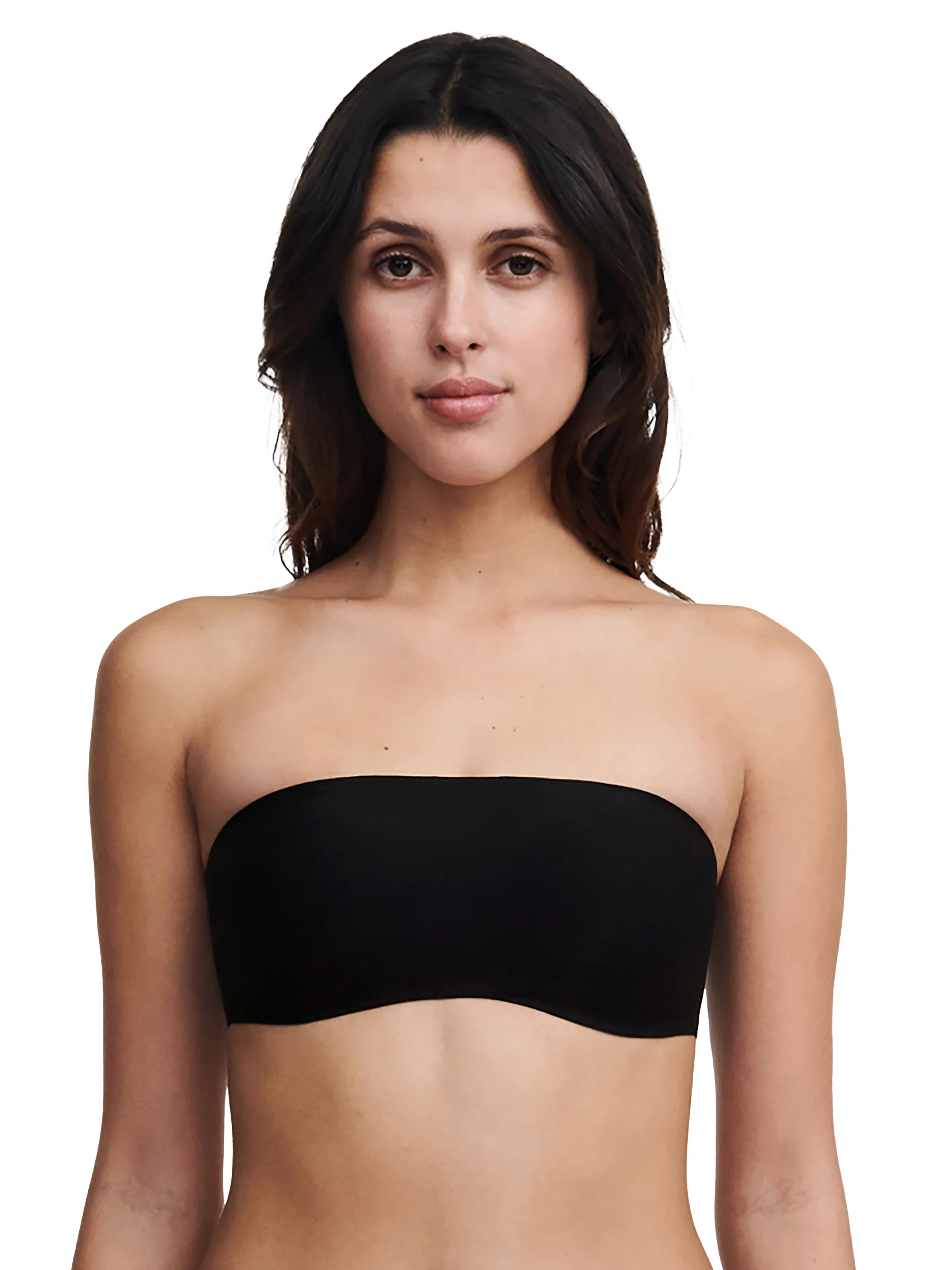 SOFTSTRETCH - Soutien-gorge sans armature bandeau coques | Noir