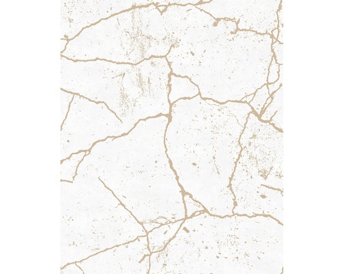 Vliesbehang 104869 Marmer witgoud