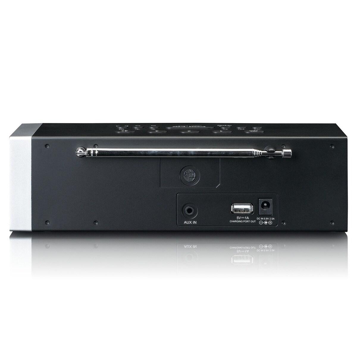 LENCO CR-640BK DAB+/FM Stereo Uhrenradio mit BT und 2x4W RMS