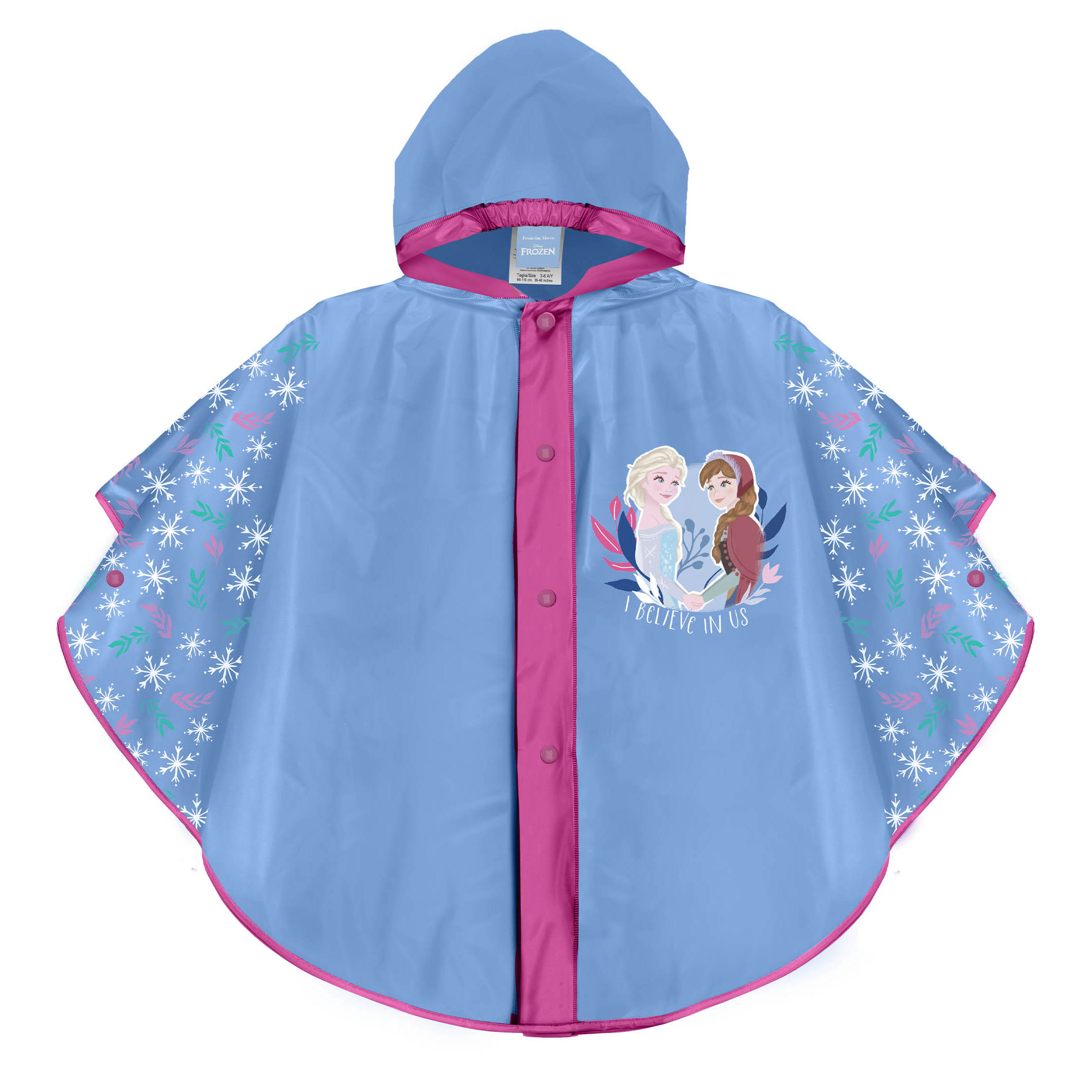Poncho Chubasquero Disney Frozen 3-6 Anos