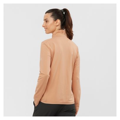 Veste Thermique Femme Salomon Outrack FZ Rose